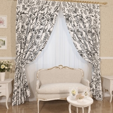 Фотоштора портьера из 2х шт. 145х260 классические