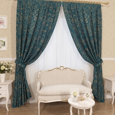 Фотоштора портьера из 2х шт. 145х260 классические