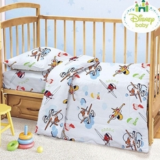 КПБ Детское Поплин (100x150/112x147/60x40) Этель Disney Самолеты