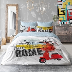 КПБ «Love Me» 2 сп. Holliday in rome (220x240/180x215 на пуговицах/50x70 / 70x70)